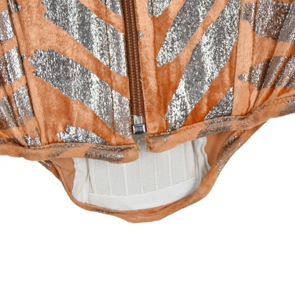 AUTHENTIC VIVIENNE WESTWOOD CORSET 44 IT US 8 VINTAGE 2000 RED LABEL VELVET - Picture 6 of 9